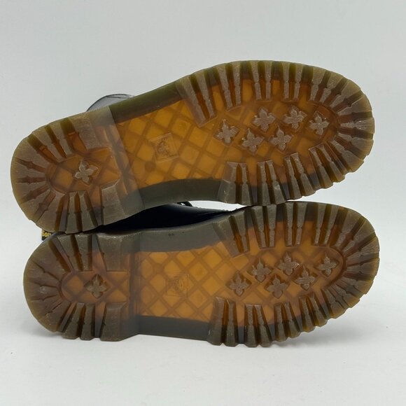 Dr Martens Luana Womens Sz 7 Leather Combat Lace Up Boots Goth Y2K Rave Whimsy - Picture 6 of 10